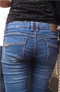 牛仔性感MT丰臀美女[128M/MTS]