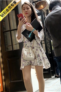 4K-短裙丝袜街拍高跟长腿美女DJ499[1.42G]