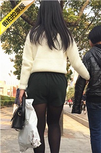 白色毛衣棉质短裤黑丝翘臀MM[138M/MOV]
