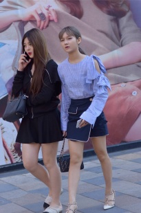 街拍秀：小清新养眼气质美女－14张