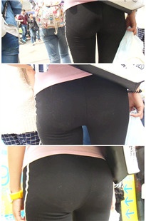 黑色紧身裤紧裹饱满PGMM[163M/MP4]