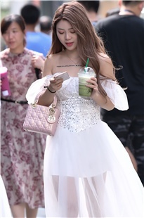 白色裙子美女3A3254[866M]