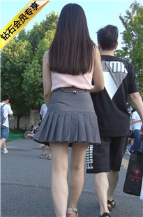 4K-气质短裙街拍高跟美女DJ159[1.17G]