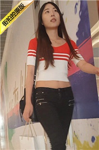 逛商场的长发美女黑色紧身牛仔裤xinggan翘臀[308M/MP4]