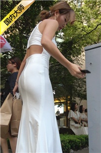4K超清视频！极品端庄婉约紧身白色包臀裙美女[MP4/2GB]