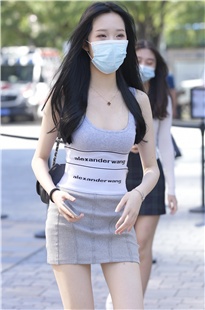 修身抹胸包屯裙3A2256[2G]