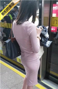 紧身连衣包臀短裙高跟极品身材OL美眉[597M/MP4]