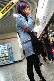 4K-地铁拍摄黑丝光亮银色高跟MMOL [1.41G/MP4]