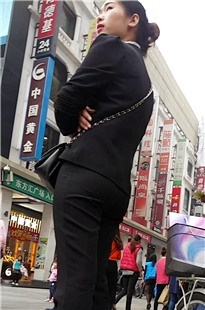 2016年最新OL职业装西裤美眉[955M/MP4]