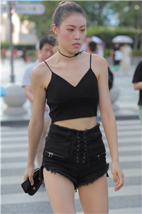 黑色热裤美女3A3887[311M]
