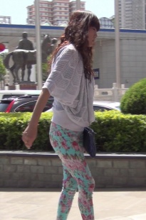 性感的紧身花裤年轻妈妈[199M/MTS]