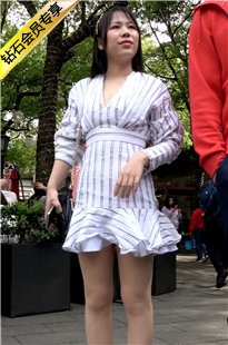 4K-短裙长腿街拍高跟美女DJ441[1.65G]