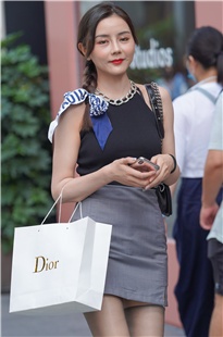 灰丝制服白领FF109