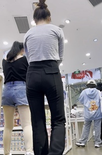 苗条的紧身西裤气质小妹KL115[482M]