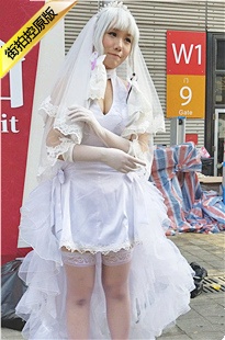 4K-白色婚纱新娘cosplay美女[157M/MP4]