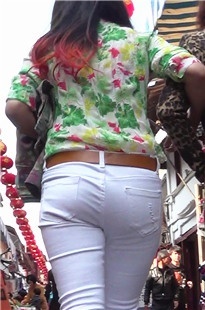 丰臀白裤高跟美眉[517M/MTS]